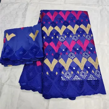 

7 yards Swiss lace fabric 2020 latest Dry lace embroidery African 100%cotton fabrics Swiss voile lace in switzerland