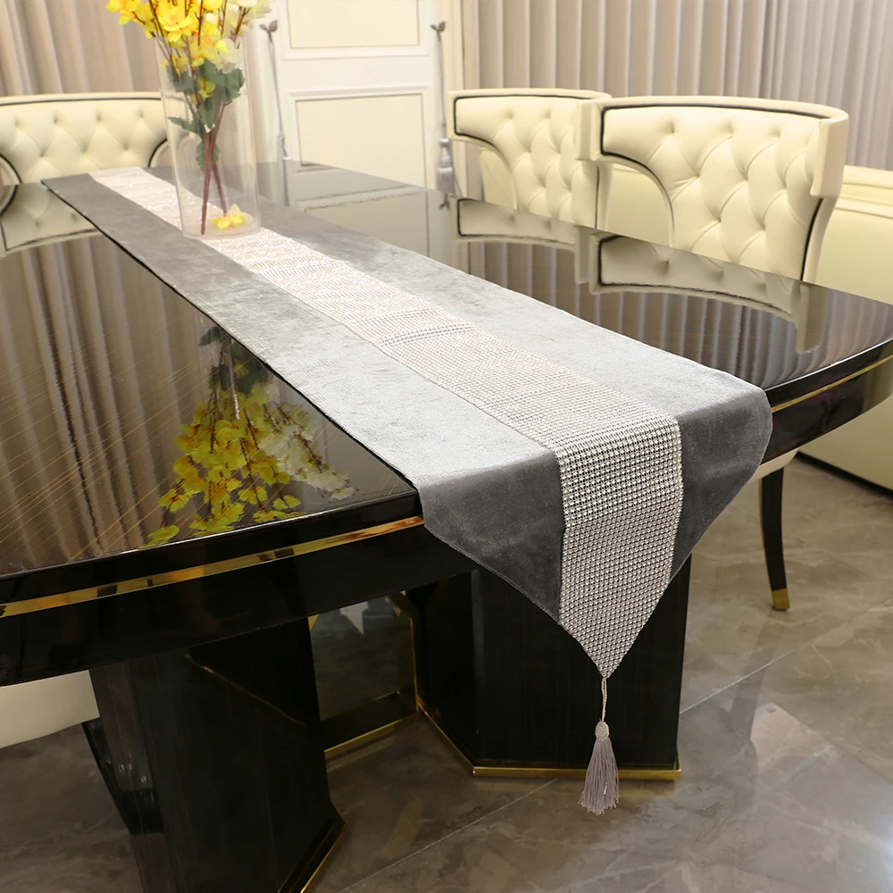 Роскошные флисовые скатерти со стразами и кисточками подстилка из полиэстера