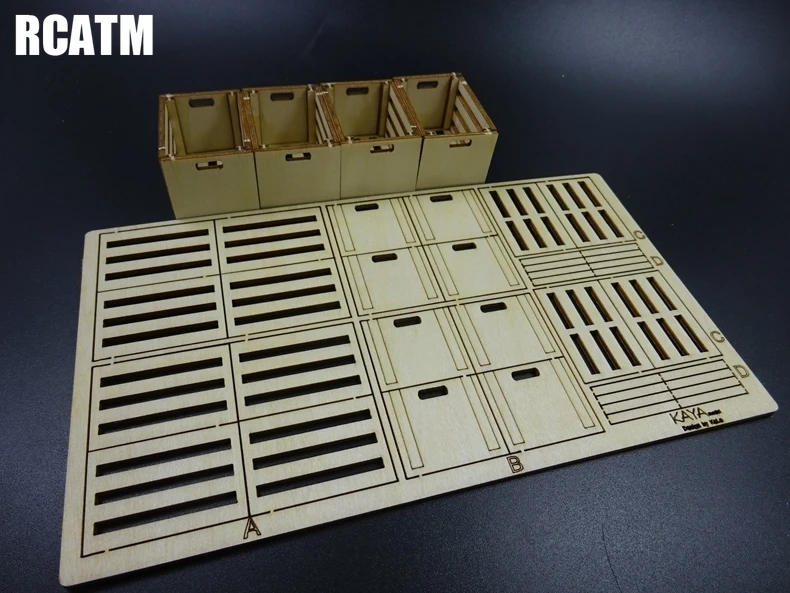 4 шт. корзина для мусора коробка фруктов и овощей украшение сцены Tamiya 1/14 RC