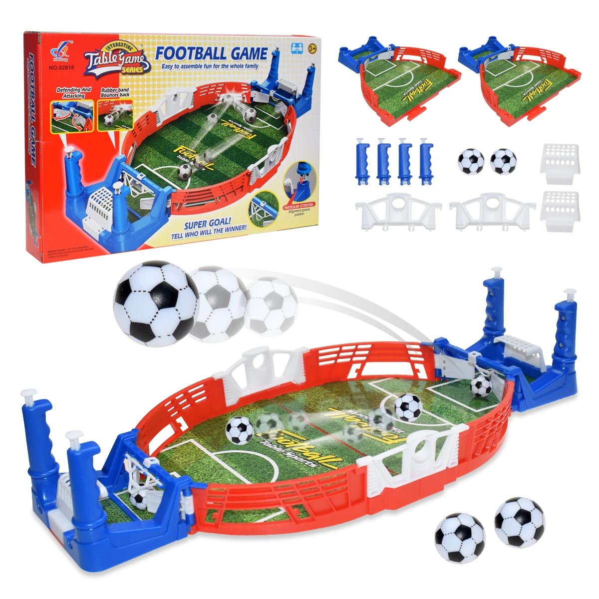 Mini Football Tabletop Arcade Game Kids Adults Table Soccer Interactive Toy For Children Have Fun At Home Party Games | Игрушки и хобби