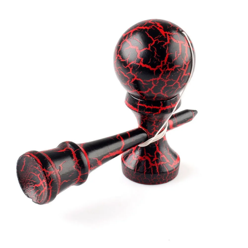 New Quality Wood Funky Kendama Ball Bamboo Kendama Education Traditional Japanese Game Toy 4 Colors