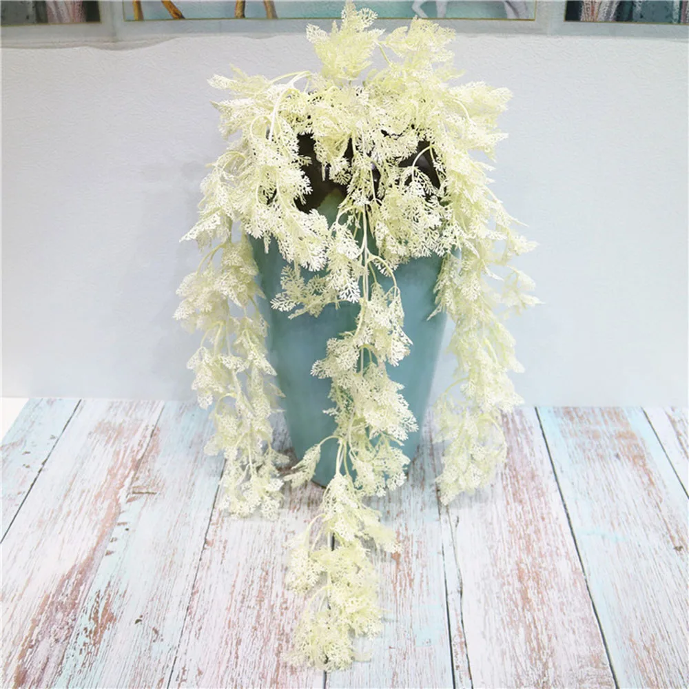 75 см Искусственный цветок растение для украшения стен имитация поддельных цветов мебель для свадьбы подвесной цветочный Декор настенный фон - Цвет: As Shown