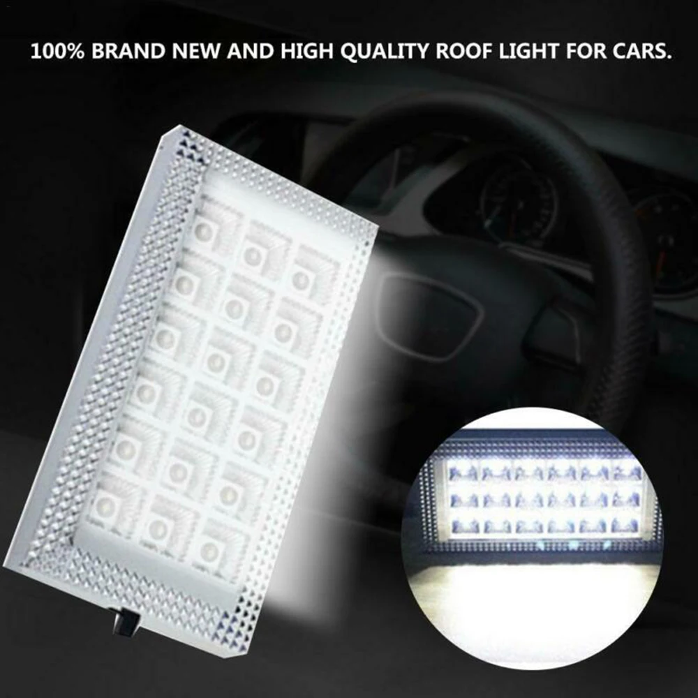 LED Ceiling Light White Lamp Bright Camper Trailer Inner For DC12V Auto Vehicle