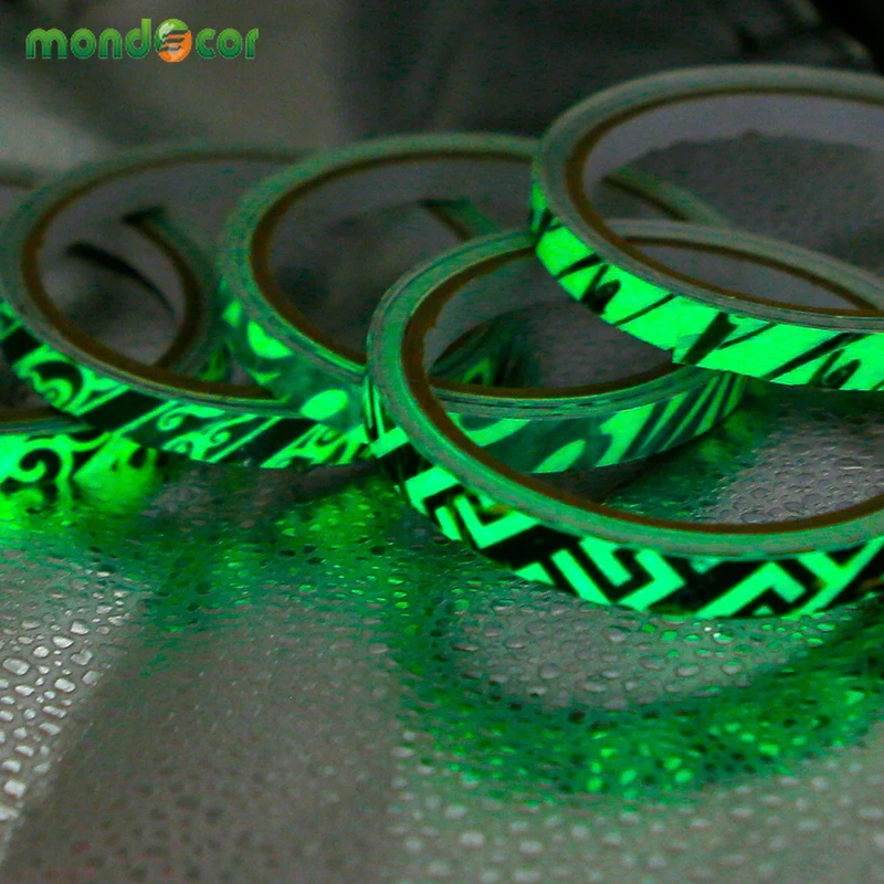 

3 Meters Self-adhesive Tape Glow In The Dark PVC Waterproof Luminous Tile Stickers Home Decor Night Light Warning Security Tapes