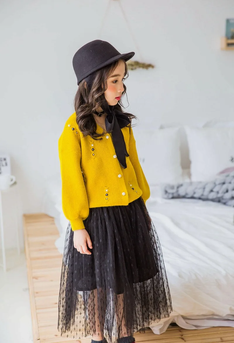От 3 до 10 лет свитер для малышей; свитера для маленьких девочек; Рождественская зимняя одежда для девочек; вязаный кардиган для девочек; хлопковые пуловеры для девочек; топы для детей