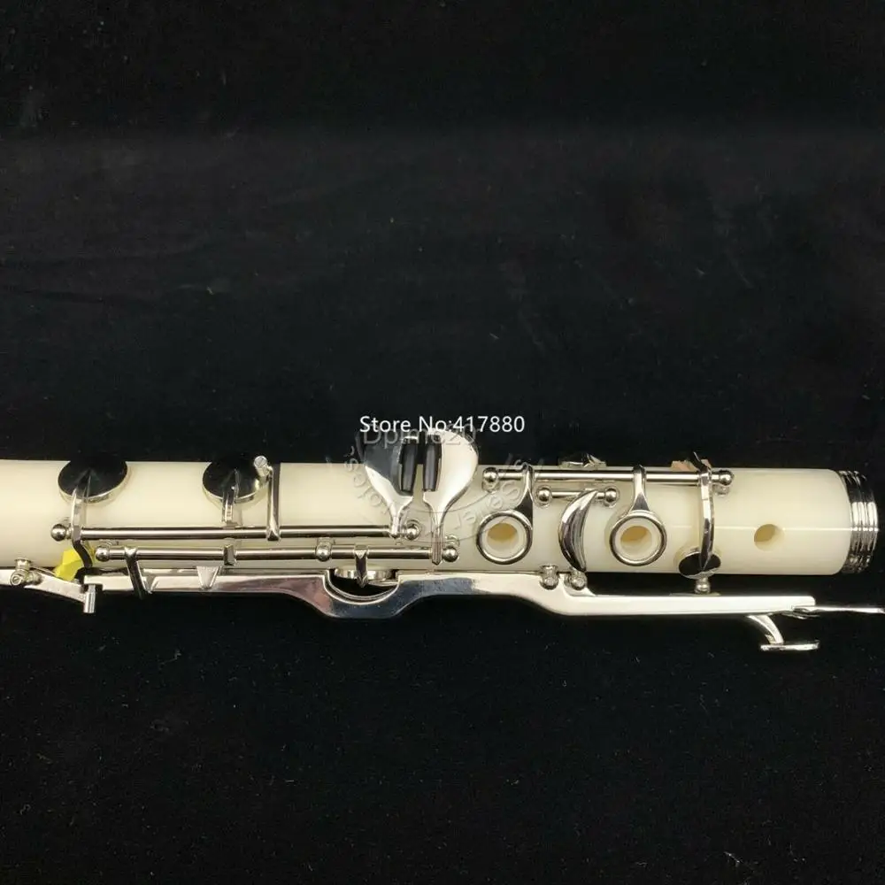 New First-class G key clarinet Bakelite Wood White silver-plated keys Good material and sound with Case