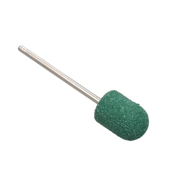 

20PCS #120 Grit Nail Drill Bits Sanding Caps With 1 Grip Polishing Sand Block Manicure Pedicure Accessories