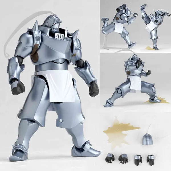 Аниме Стальной алхимик Alphonse REVOLTECH YAMAGUCHI 117 BJD фигурка модель игрушки