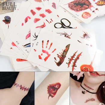 

Halloween Tattoo Scar Hipster "Colorized Butterfly Cartoon Durable Waterproof acrylic nail kit bead storage containers