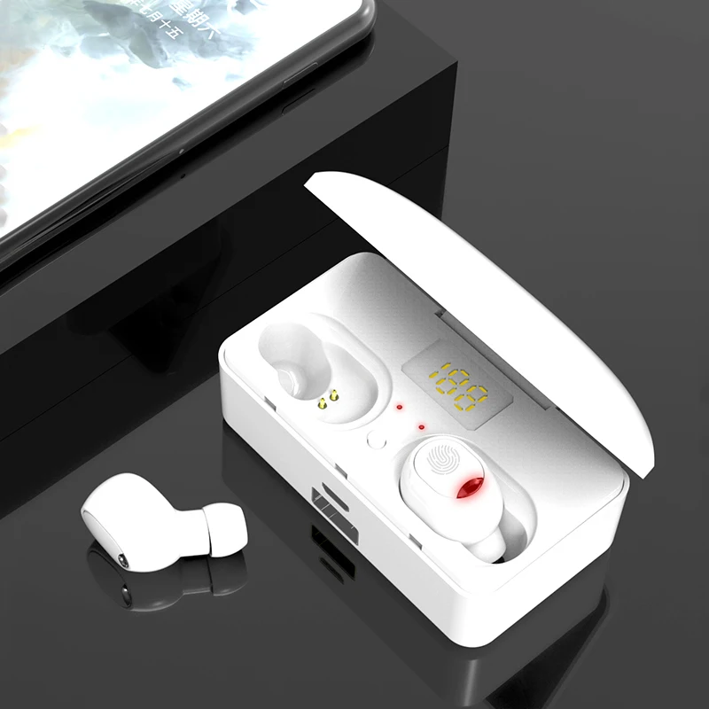 TWS G10 водонепроницаемые bluetooth-наушники 5,0 Touch control Беспроводные наушники с шумоподавлением бинауральные наушники с микрофоном