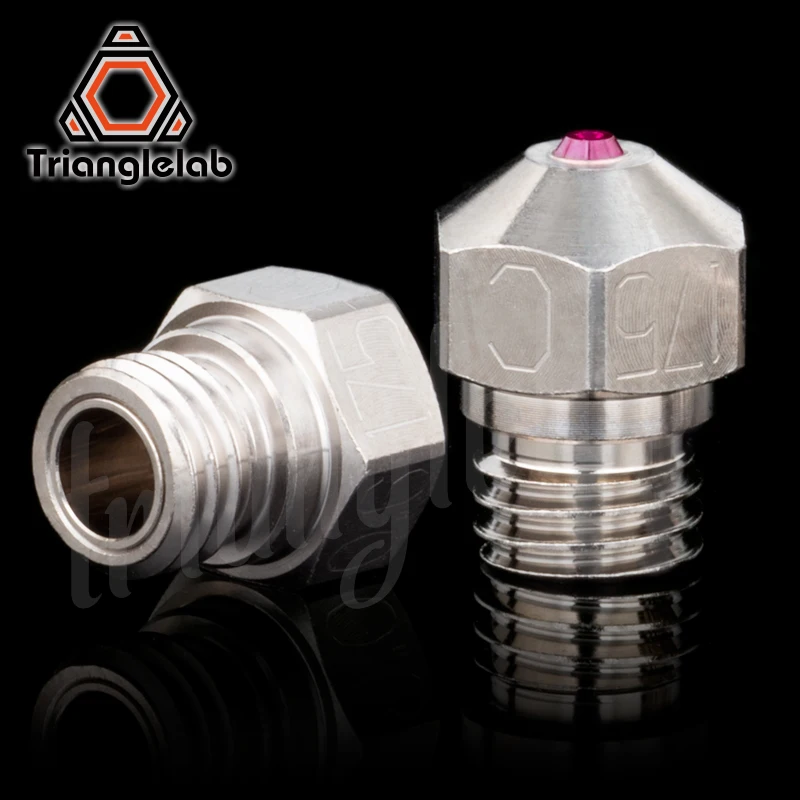 Trianglelab MK10 медный красный распылитель PTFE резьба M7 для Micro Swiss MK10 HOTEND MK10 нагреватель Блок PETG ABS PEI PEEK нейлон