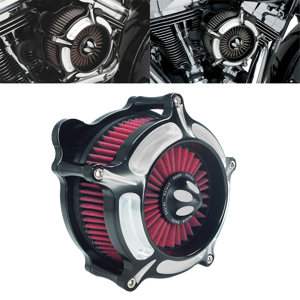 Фильтр воздухоочистителя RSD для турбины Harley Sportster XL 48 883 Dyna V-образный стержень Softail
