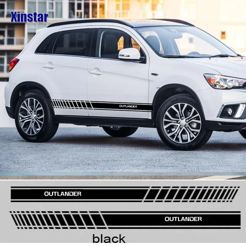 2 шт. наклейка на кузов автомобиля для MITSUBISHI ASX outlander lancer