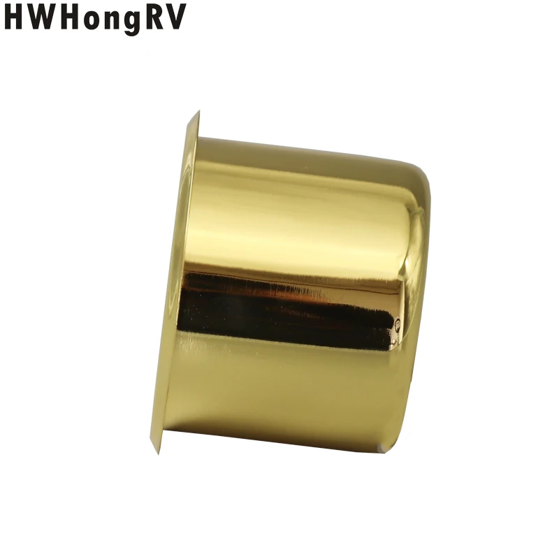 Gold Plated Cup Holder For Bottle On The Table Yacht Cup Holder Camper Office Desk Wagon And Caravan Drink