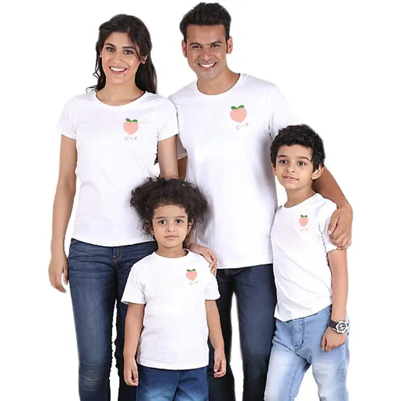 Персиковая Футболка с принтом «Мама и я» для всей семьи; одинаковые комплекты для мамы, дочки, папы и сына; одежда для мамы и дочки; футболки;