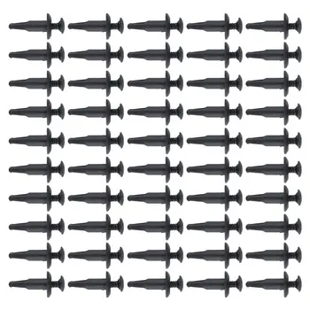 

50Pcs Plastic Push Type Rivet Retainer Fastener Bumper Pin Clips for