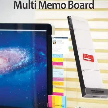 

Left/Right Message Board Clips Photo Durable Storage Rack Sticky Notes Acrylic Flexible Monitor Memo Board Useful Mobile Phone