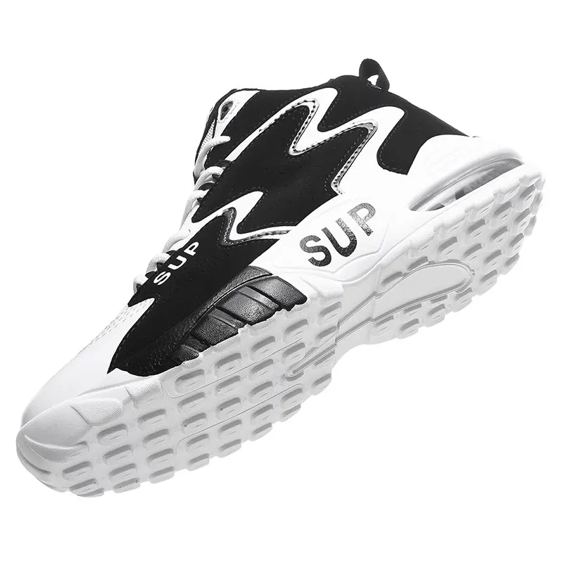 Couple models high-top air cushion basketball shoes high quality street basketball culture sports shoes fitness training shoes