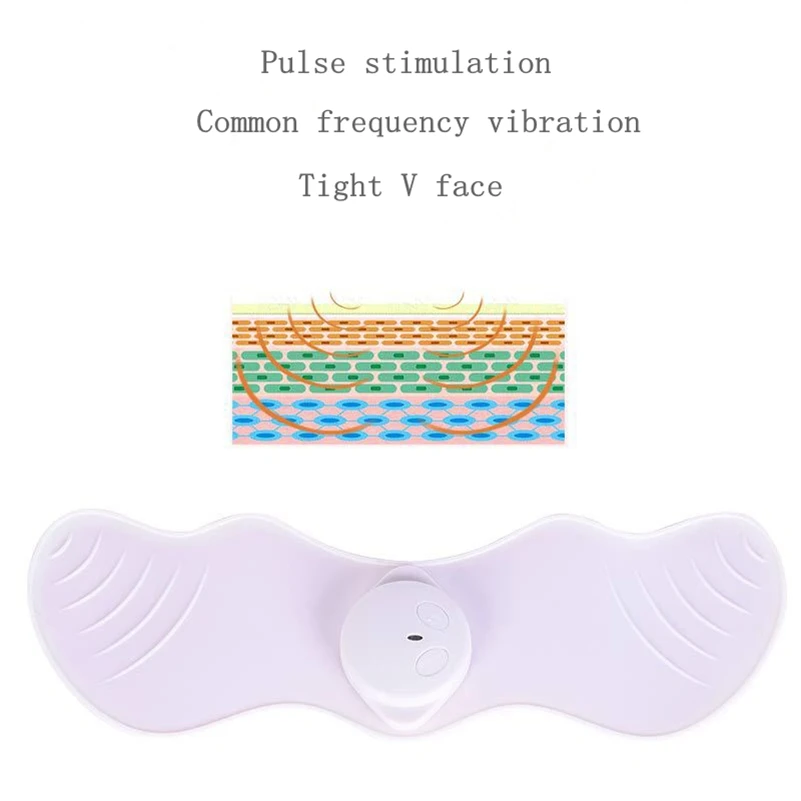 EMS аппарат для лифтинга лица стимулятор мышц лица V тренажер для похудения лица EMS массажер для лица с гелевыми подушечками инструменты для подтяжки кожи