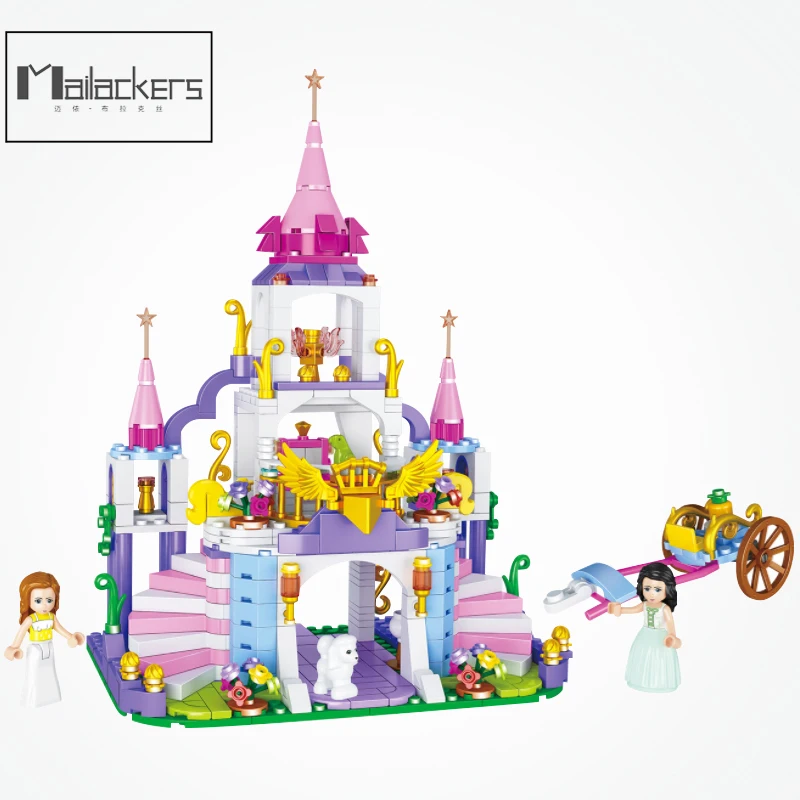 Legoing Friends Heartlake City Parque Aquatico Princess Castle Model Building Blocks Kid Toys  Compatible DIY Legoing City House