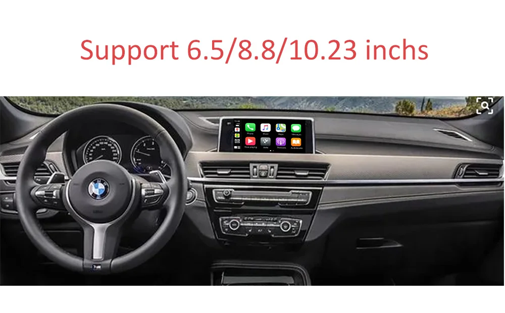 QMCAR беспроводной Apple CarPlay Carlinkit для BWM CIC системы Android Auto/Car play поддержка Mirrorlink обновление оригинальной автомобильной коробки