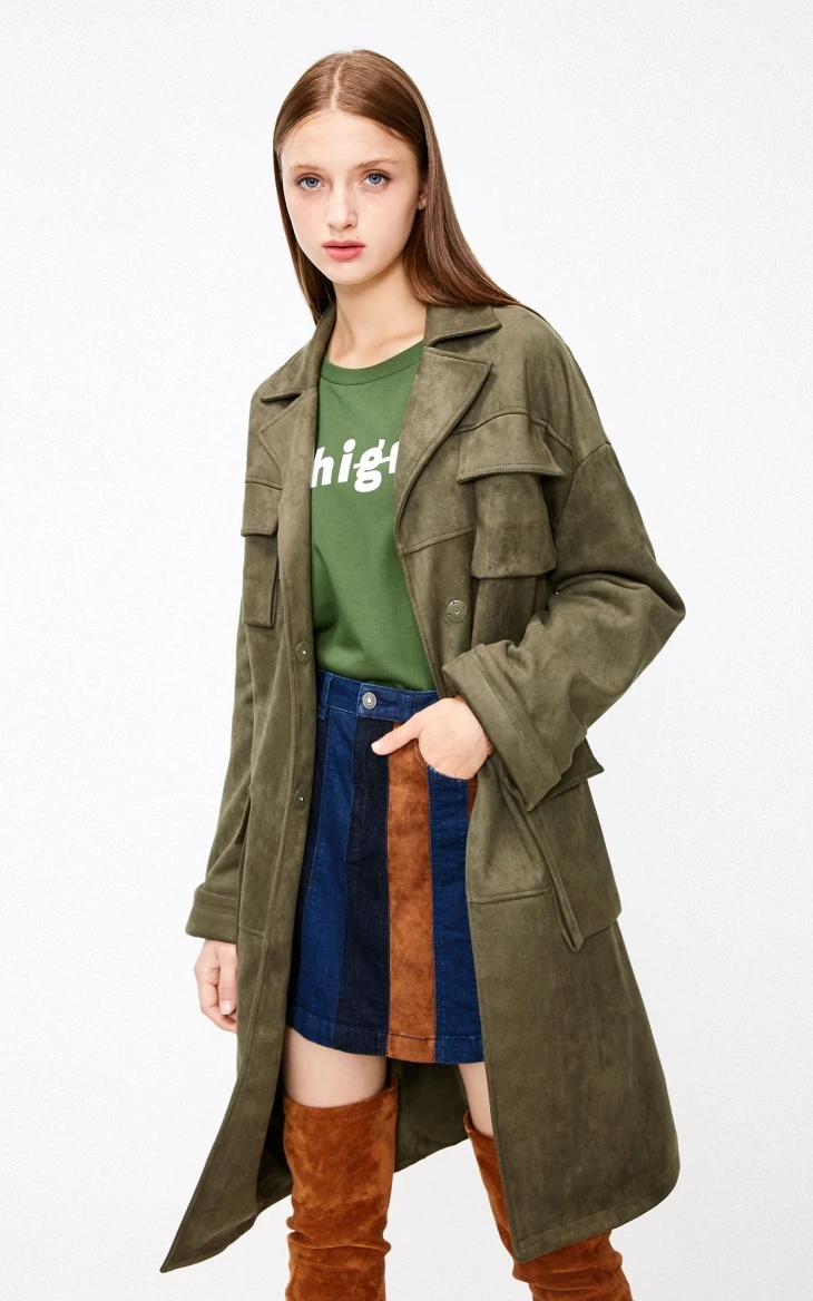 Vero Moda женский мульти-карман невидимая Пряжка матовый Тренч | 318409514
