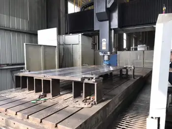 

gantry-moving type milling machining center processing of welded parts
