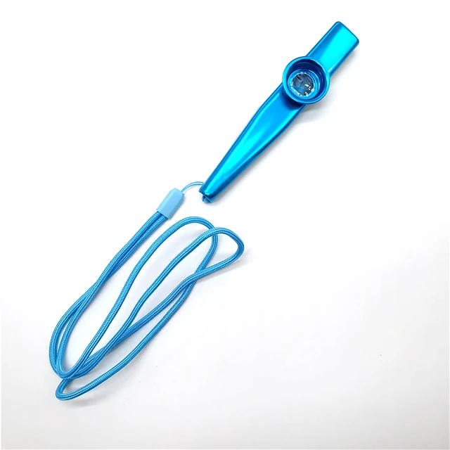 12Colors Kazoo Instrument Metal Percussion Orff Music Instrument Metal Kazu Flute Harmonica Children Party Gift Baby Playing Toy 6