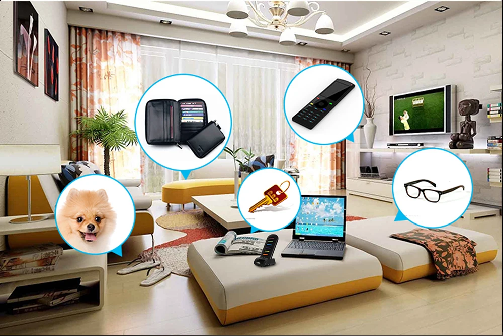 Anti-lost Alarm Smart Tag Wireless Bluetooth Tracker Child Bag Wallet Key Finder Locator Anti Lost Alarm Wireless Pet Tracker