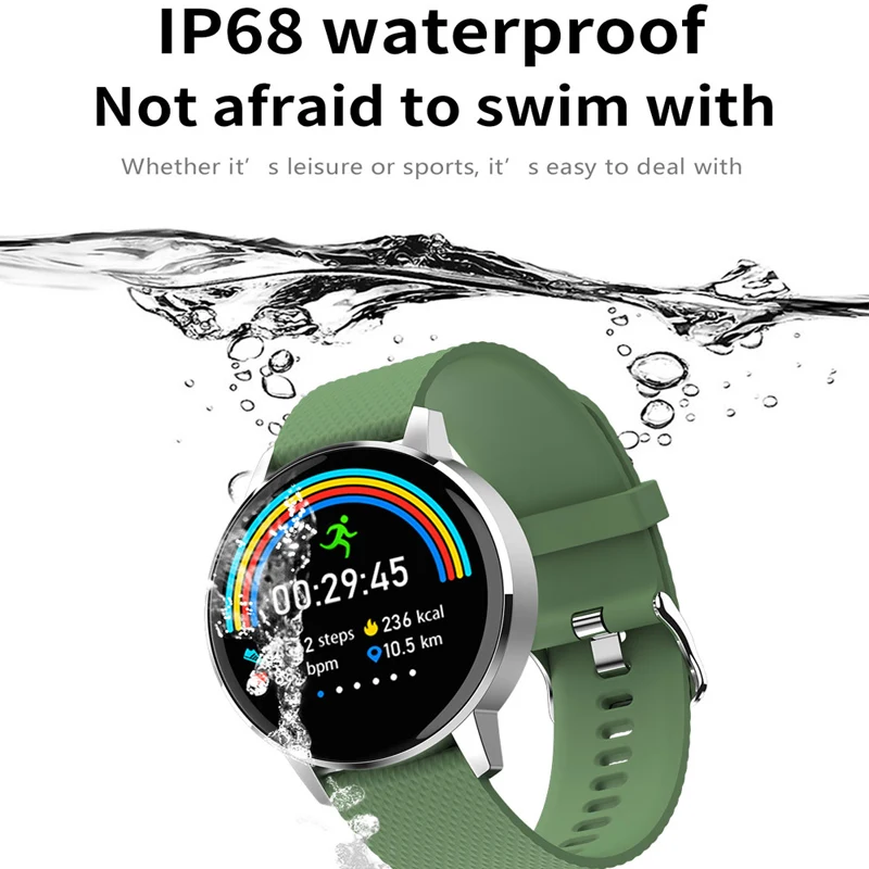 Смарт-часы мужские водонепроницаемые Ip68 фитнес-трекер кислородное кровяное давление монитор сердечного ритма часы Смарт-часы женские для Android IOS