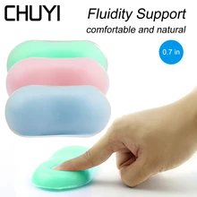 CHUYI حديثا الماوس حصيرة سيليكون المعصم جل الراحة دعم سادة الاكسسوارات لجهاز كمبيوتر محمول الألعاب لأجهزة الكمبيوتر المحمول PC ألعاب(China)