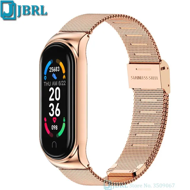 M6 Rose Gold Smart Watch Women Men 