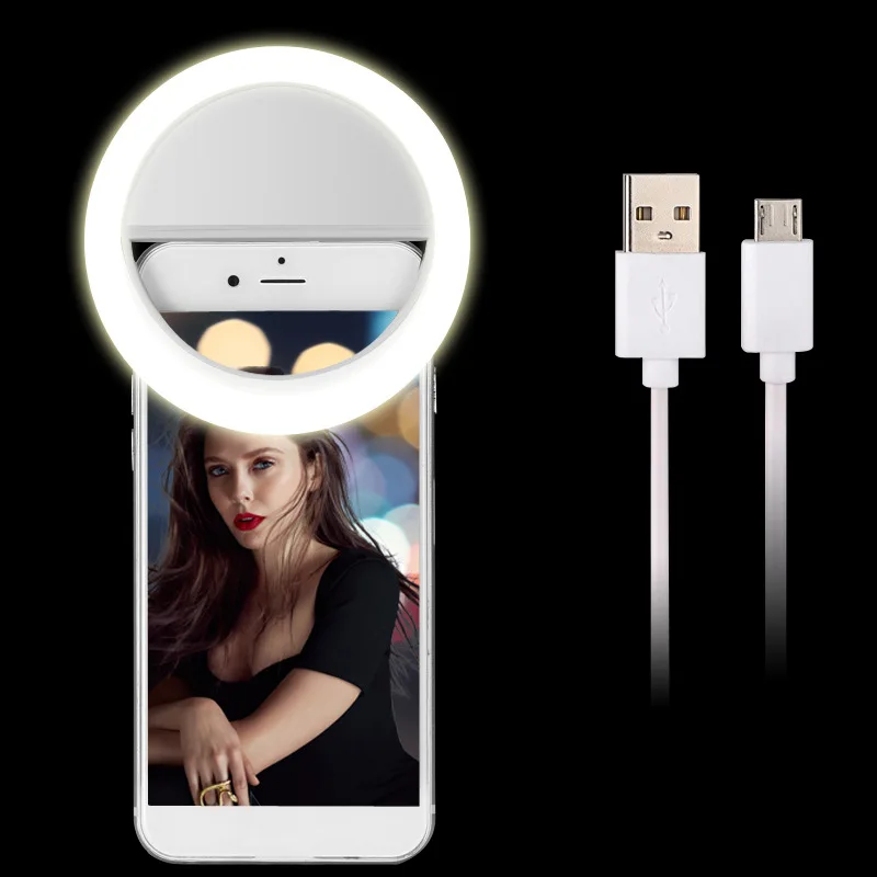Светодиодный светильник для селфи с USB зарядкой дополнительный ночное освещение