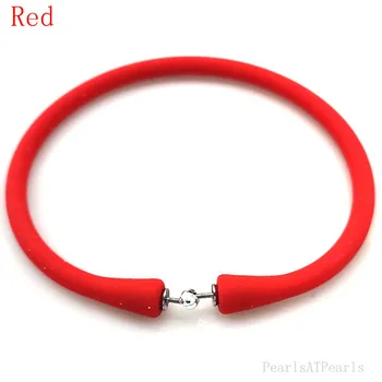 

Wholesale 7 inches Red Rubber Silicone Wristband for Custom Bracelet