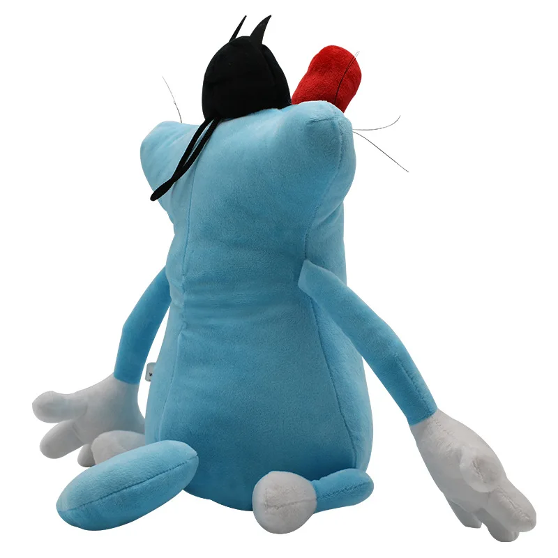 37 см Oggy и тараканы плюшевая игрушечная кошка чучела кукла животного из