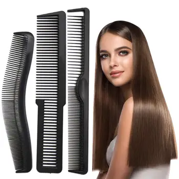 

9Pcs Portable Antistatic Scalp Massage Comb Beauty Hair Styling Salon Brush Tool Unique shape can comb out different hairstyles.