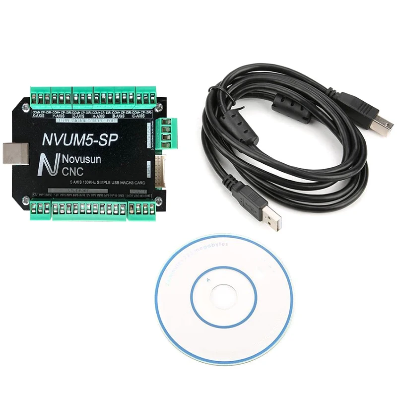 NVUM5-SP USB MACH3 интерфейсная плата 5 контроллер ЧПУ 100 кГц для шаговый моторный инструмент профессиональный