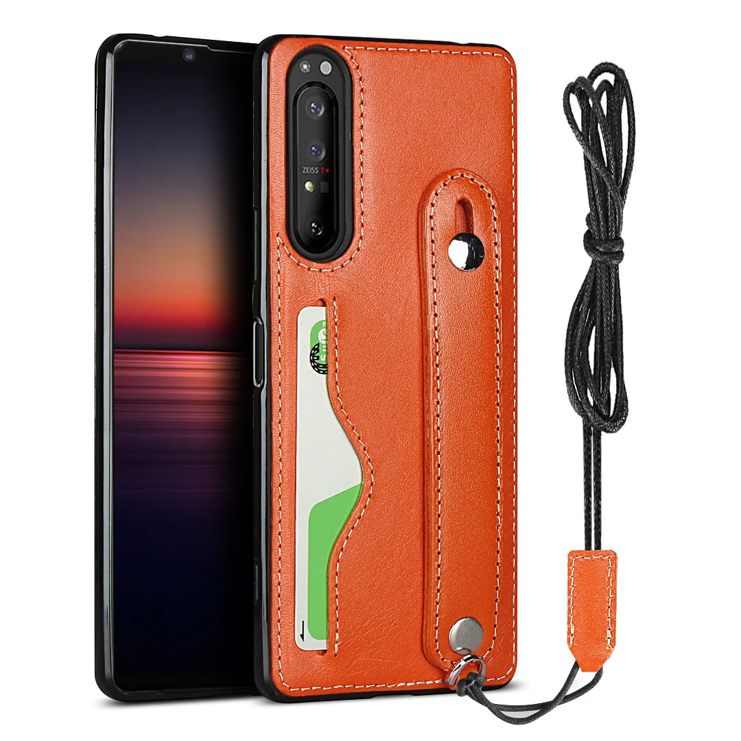 Stylish STENES Bling Wallet Case Compatible with Sony Xperia 1 2 Pack - Red 3D Handmade Crown Ballet Girls Lipstick High Heel Pumpkin Car Leather Cover with Ring Stand Holder
