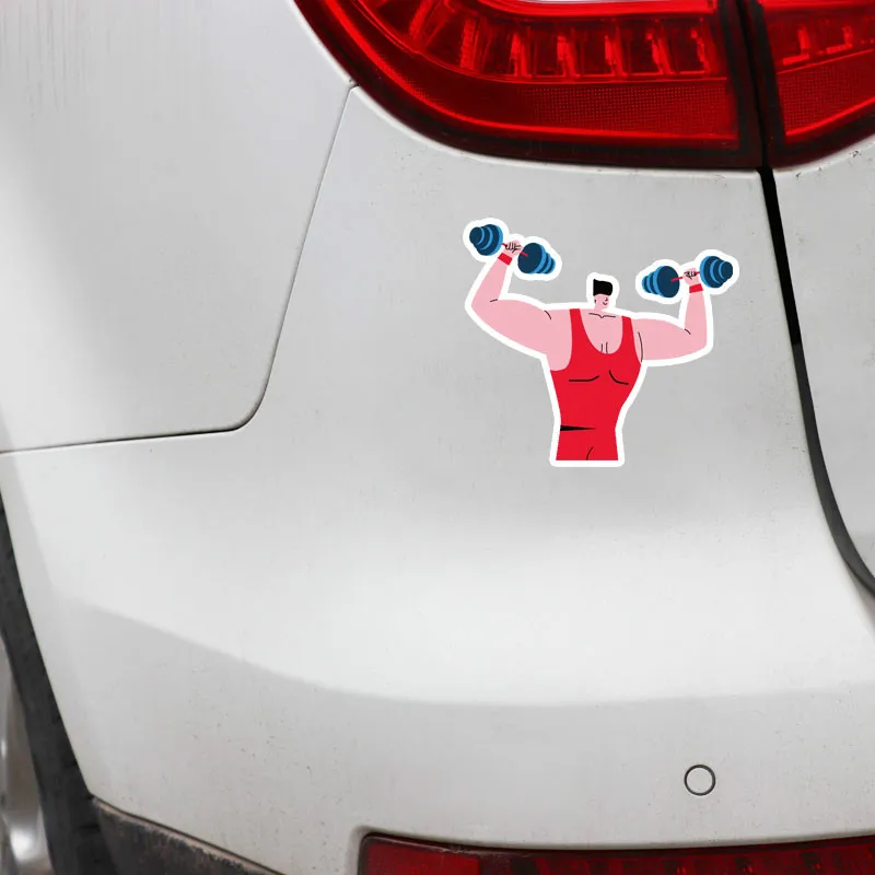 EBdecal крутые спортивные упражнения Тяжелая атлетика для авто