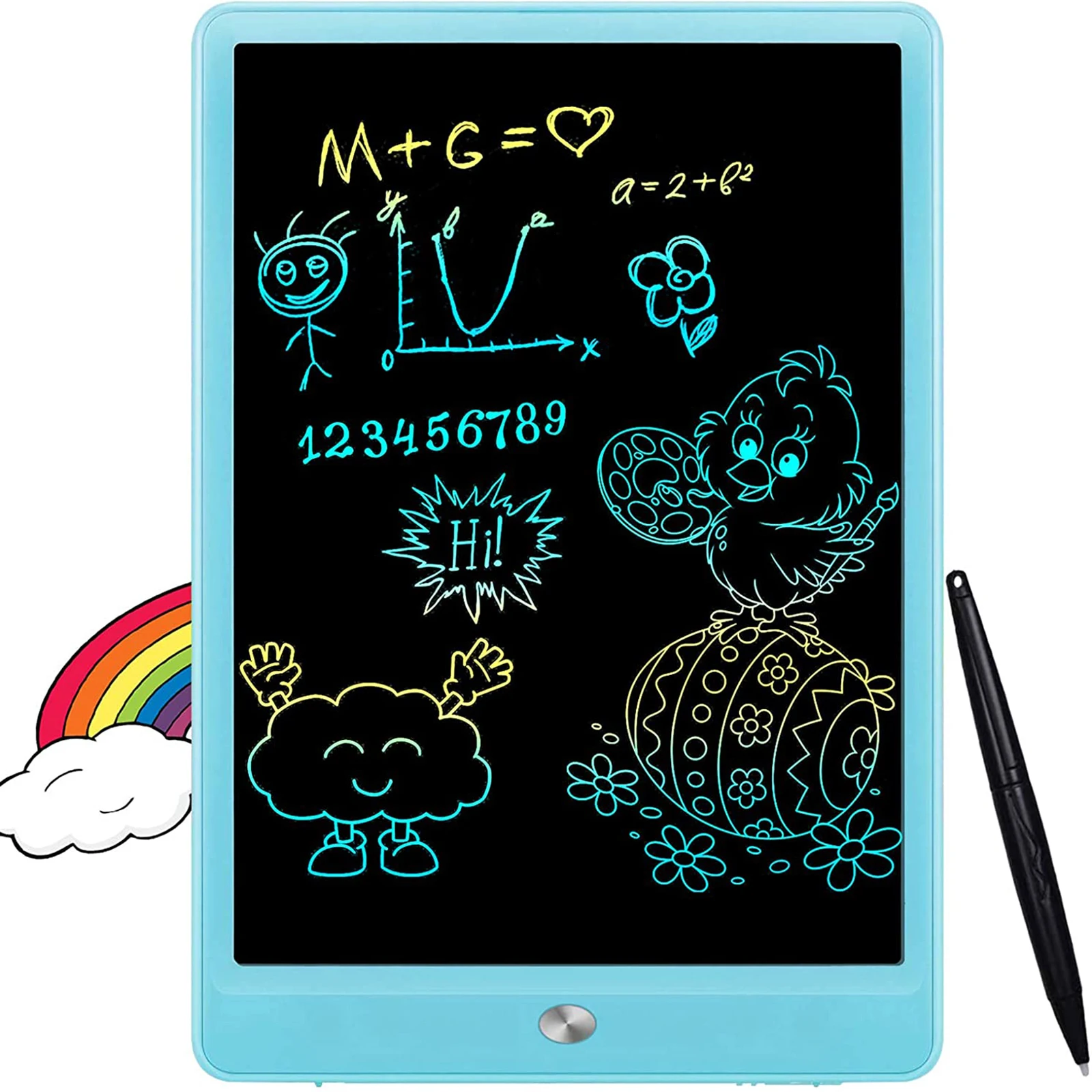 LCD Writing Tablet 10 Inch Drawing Pad, Colorful Screen for Kids, and Educational Learning Toys for 2 3 4 5 6 Year Boys and Girl