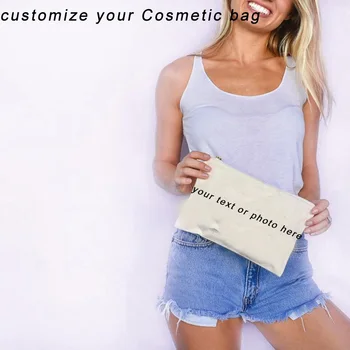 

custom Customize Makeup Cosmetic Bag Wedding Bachelorette hen Party Bridal shower bride Bridesmaid birthday decoration gift