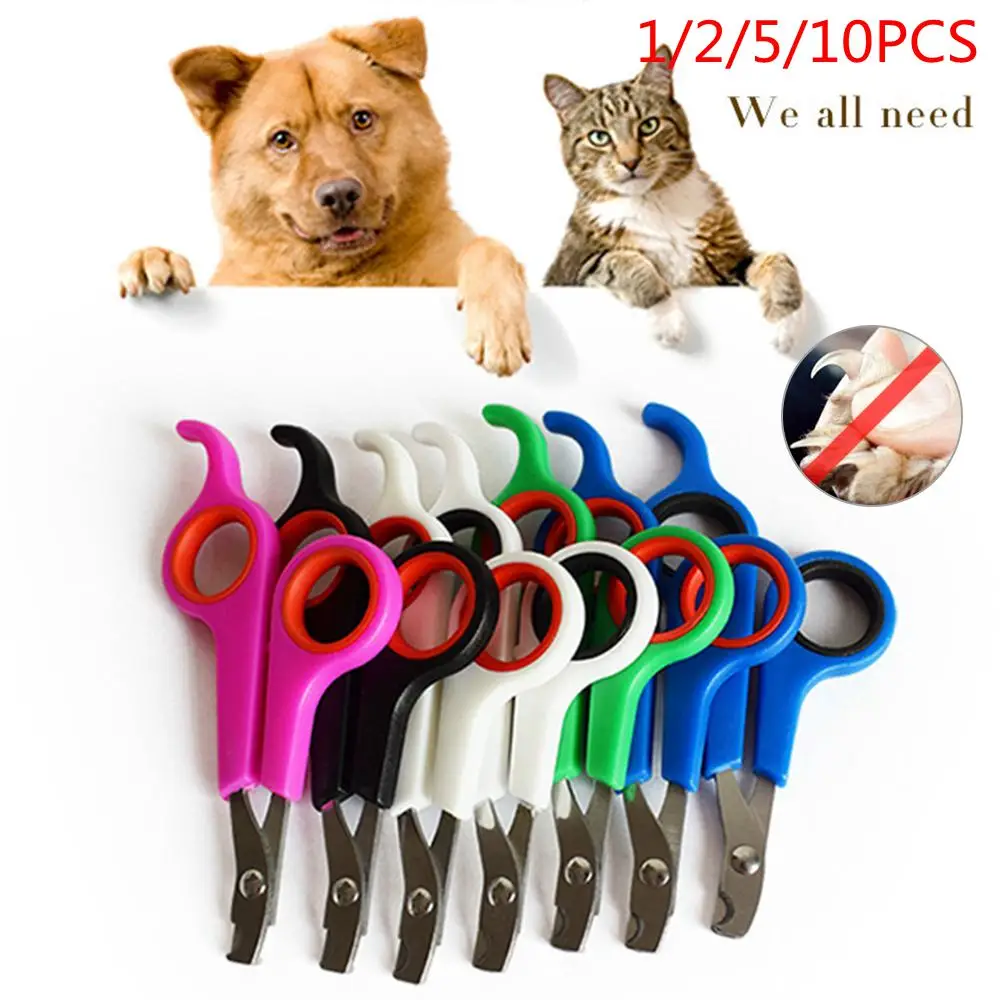 1/2/5/10PCS Multi-colors Pet Dog Cats Bird Toe Claw Stainless Steel Grooming Nail Clippers Scissors Trimmer Cut | Дом и сад