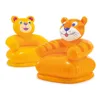 Cute Portable Cartoon Animal inflatable sofa Children Seat Tiger bear For Kid 3-8 Years Old Lovely Kids' PVC Chairs Baby Seats 1