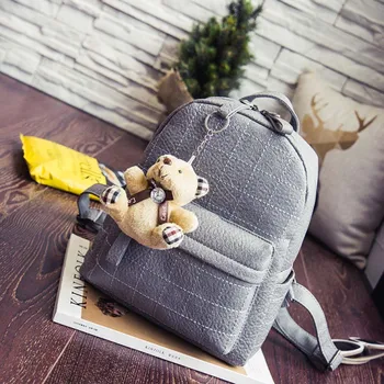 

MICKY KEN Men and women leisure travel backpack PU backpack 9453