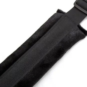 Couples Bed Sex Bandage Bind Waist Restraints Easily With Soft Black Plush Bondage Adult Sex Toys Auxiliary Products For Woman 5