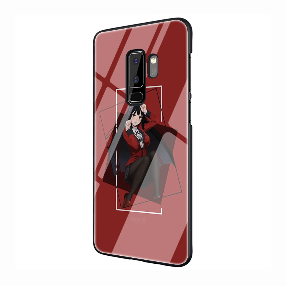 EWAU Kakegurui Стекло чехол для телефона для samsung Galaxy S7 8 9 10Plus Note8 9 A10 20 30 40 50 60 70 - Цвет: G2