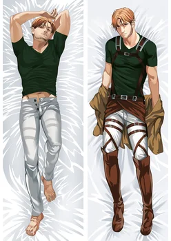 

Attack on Titan Mike Zacharias full body pillow cover case Double-side Printed Decorative Hugging Body pillowcase