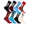 Men Cotton Retro Abstract Oil Painting Art Socks Shout Modern Van Gogh Starry Night Happy Oil Painting Skateboard Sock ► Photo 3/6