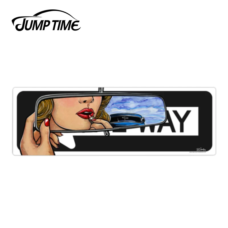 JumpTime 13 см x 4 3 для хозяйка в одну сторону дорожный знак автомобиля Стикеры