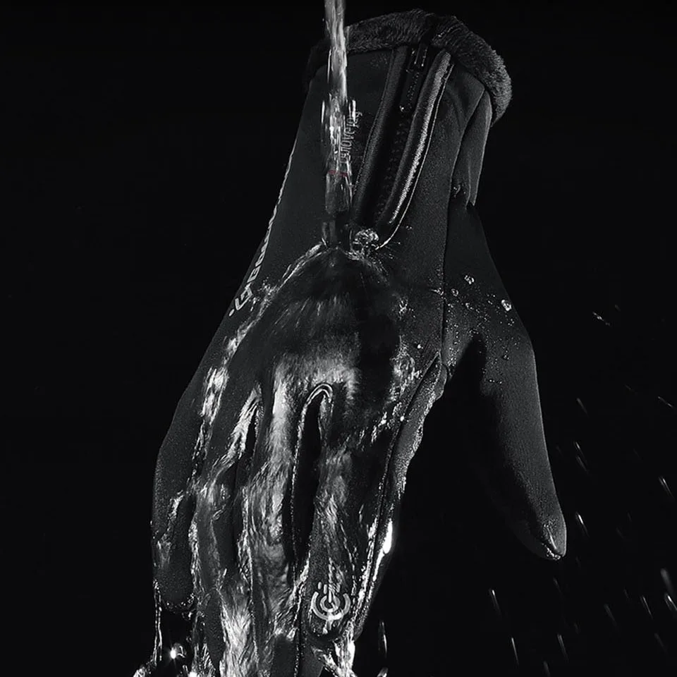 Fishing Gloves Winter Fishing Gloves 2 Finger Flip Fingerless Non-slip Waterproof Warm Winter for Fishing Cycling Running